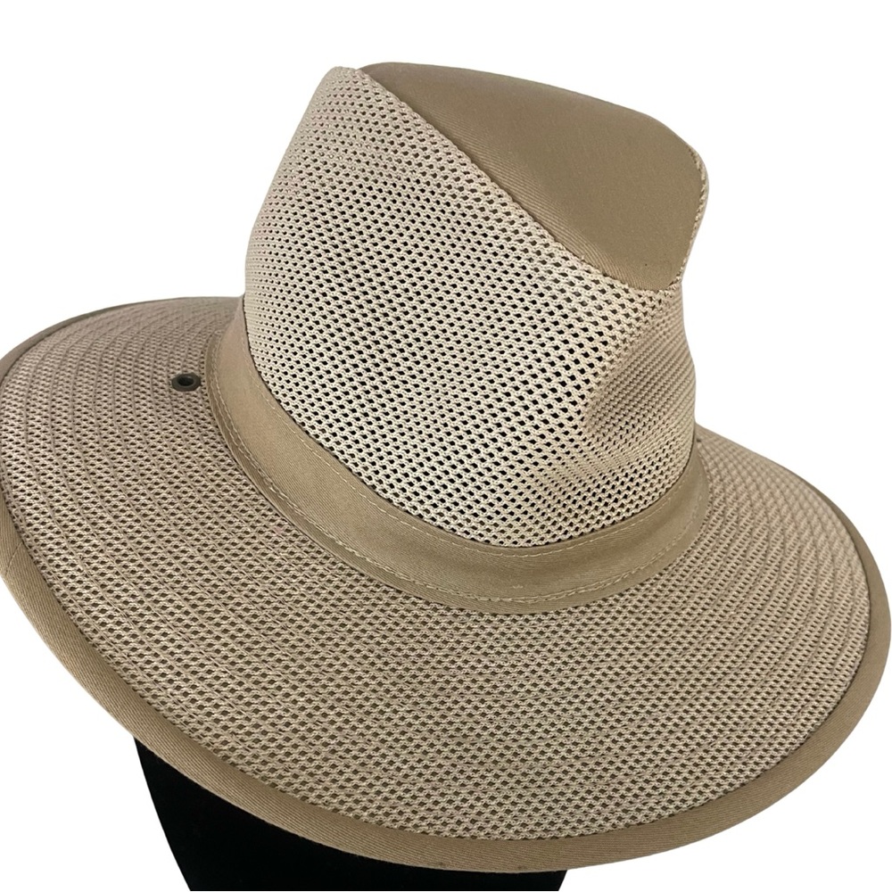 Henschel Hat Co. Men's Tan Mesh Fedora Hat
Large